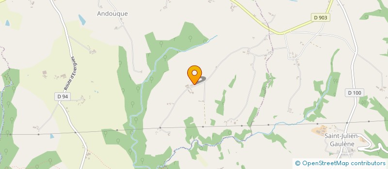 localisation de l'entreprise MONSIEUR PASCAL DECUQ  ANDOUQUE