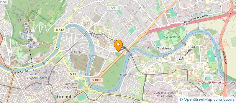 localisation de l'entreprise MONSIEUR PASCAL DEFAYE  LA TRONCHE