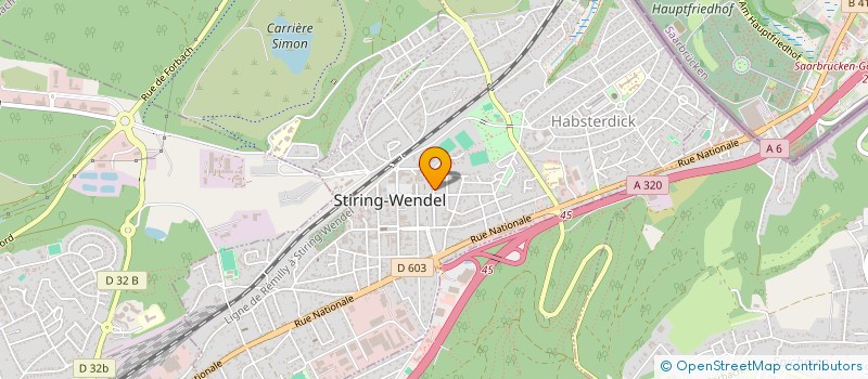 localisation de l'entreprise MONSIEUR PASCAL DEFOSSE  STIRING-WENDEL