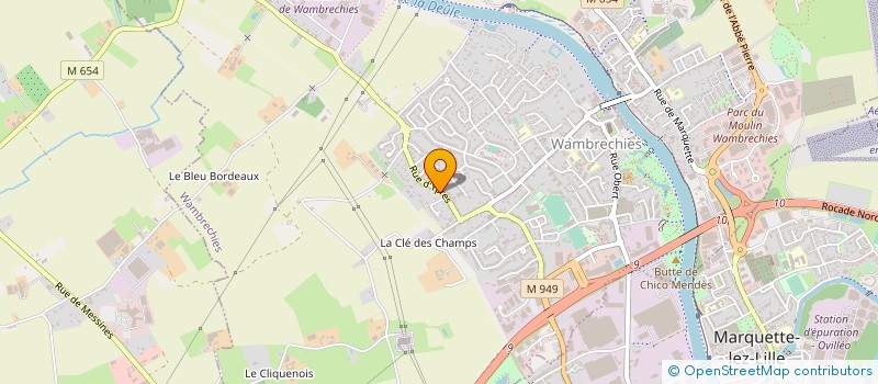 localisation de l'entreprise MONSIEUR PASCAL DEFRANCE à WAMBRECHIES
