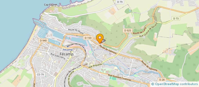 localisation de l'entreprise MONSIEUR PASCAL DEFRESNE  FECAMP