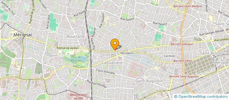 localisation de l'entreprise MONSIEUR PASCAL DEGAIL  BORDEAUX