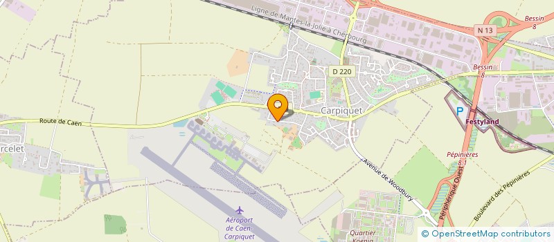 localisation de l'entreprise MONSIEUR PASCAL DEGOURNAY  CARPIQUET