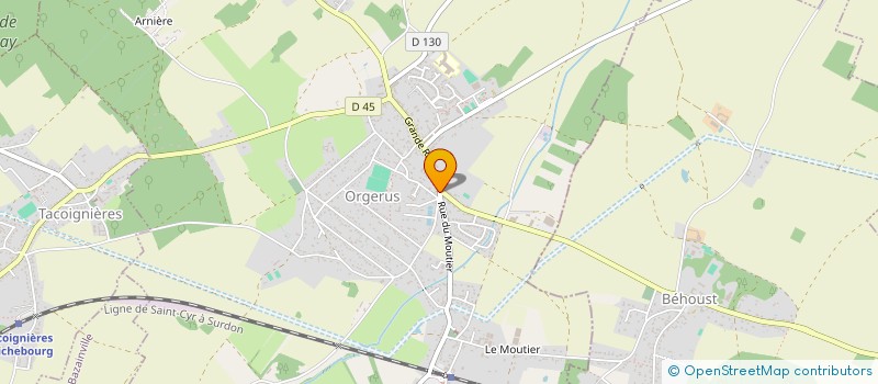 localisation de l'entreprise MONSIEUR PASCAL DEHAUDT à ORGERUS