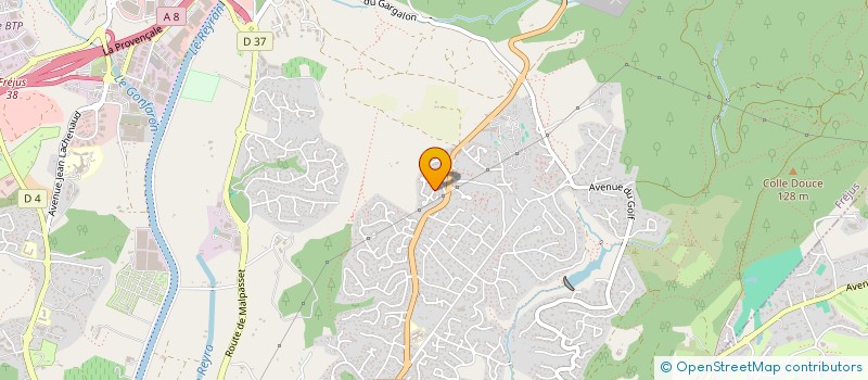 localisation de l'entreprise MONSIEUR PASCAL DEL GIUDICE à FREJUS