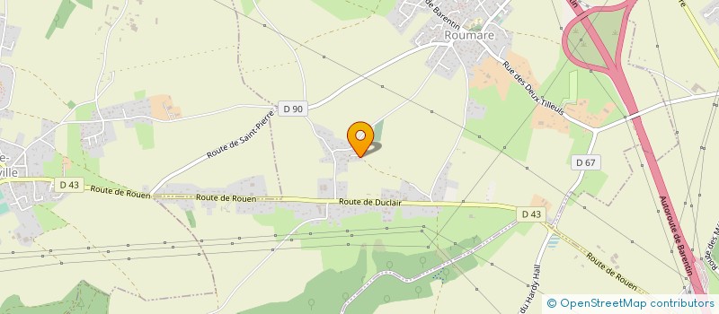 localisation de l'entreprise MONSIEUR PASCAL DELAFOSSE  ROUMARE