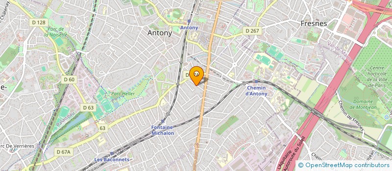 localisation de l'entreprise MONSIEUR PASCAL DELAHAYE à ANTONY