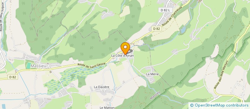 localisation de l'entreprise MONSIEUR PASCAL DELAIRE  MASSIEU