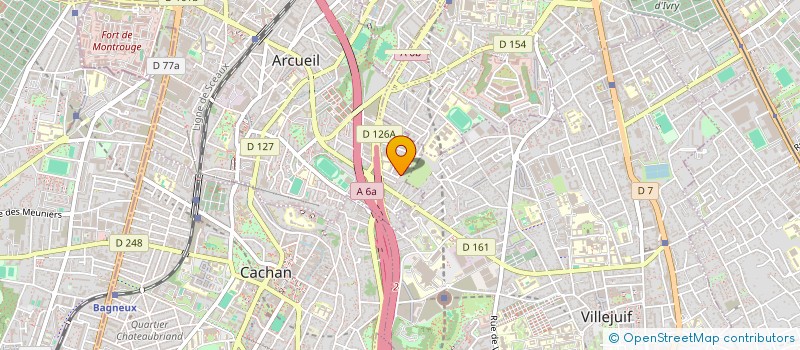 localisation de l'entreprise MONSIEUR PASCAL DELANNAY  ARCUEIL