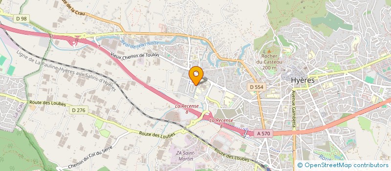 localisation de l'entreprise MONSIEUR PASCAL DELANNOY à HYERES