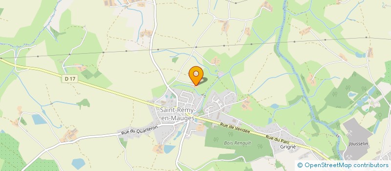 localisation de l'entreprise MONSIEUR PASCAL DELANOU à BEAUPREAU-EN-MAUGES