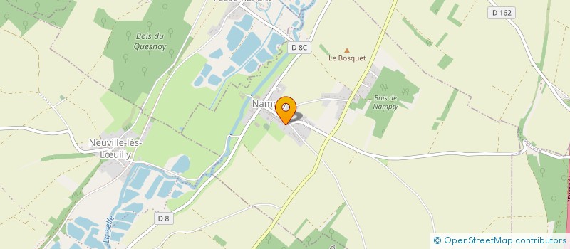 localisation de l'entreprise MONSIEUR PASCAL DELAPORTE  NAMPTY