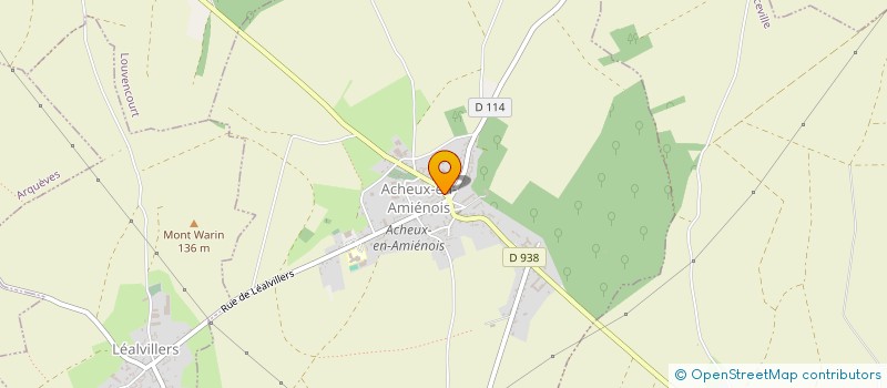 localisation de l'entreprise MONSIEUR PASCAL DELATTRE  LEALVILLERS