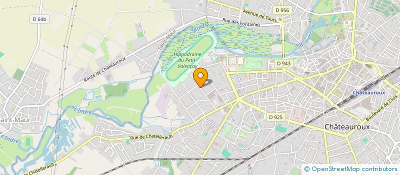 localisation de l'entreprise MONSIEUR PASCAL DELATTRE à CHATEAUROUX