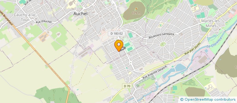 localisation de l'entreprise MONSIEUR PASCAL DELAVALLE  AUCHEL