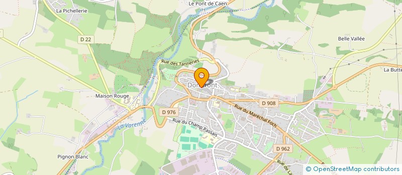 localisation de l'entreprise MONSIEUR PASCAL DELAVIENNE à DOMFRONT-EN-POIRAIE