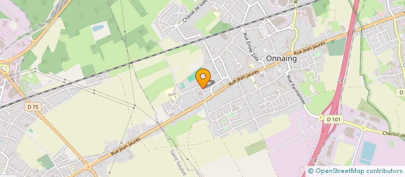 localisation de l'entreprise MONSIEUR PASCAL DELBECQ  ONNAING