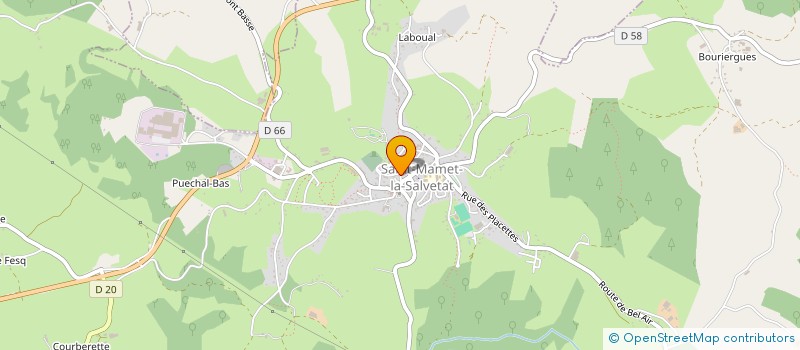 localisation de l'entreprise MONSIEUR PASCAL DELCAUSSE à SAINT-MAMET-LA-SALVETAT