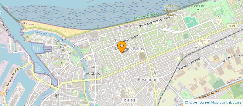 localisation de l'entreprise MONSIEUR PASCAL DELEERSNYDER à DUNKERQUE