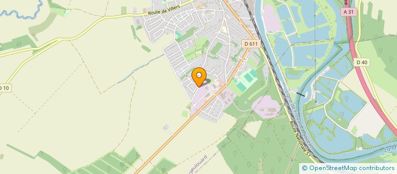 localisation de l'entreprise MONSIEUR PASCAL DELIA  DIEULOUARD