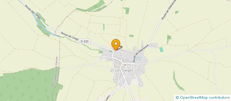 localisation de l'entreprise MONSIEUR PASCAL DELION  LES SIEGES