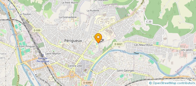 localisation de l'entreprise MONSIEUR PASCAL DELOFFRE à PERIGUEUX