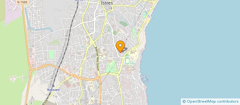 localisation de l'entreprise MONSIEUR PASCAL DELON  ISTRES