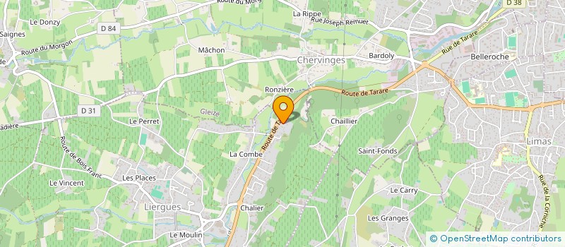 localisation de l'entreprise MONSIEUR PASCAL DELORME  PORTE DES PIERRES DOREES