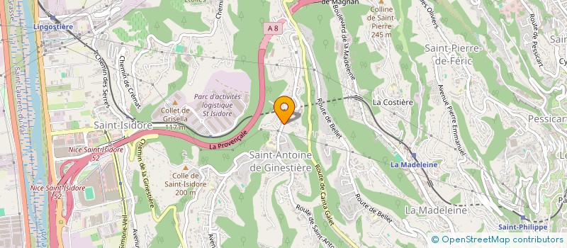 localisation de l'entreprise MONSIEUR PASCAL DELRIEU à NICE