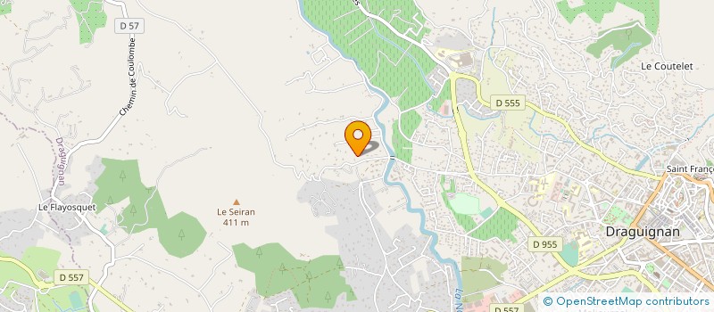 localisation de l'entreprise MONSIEUR PASCAL DELUGEAU  DRAGUIGNAN