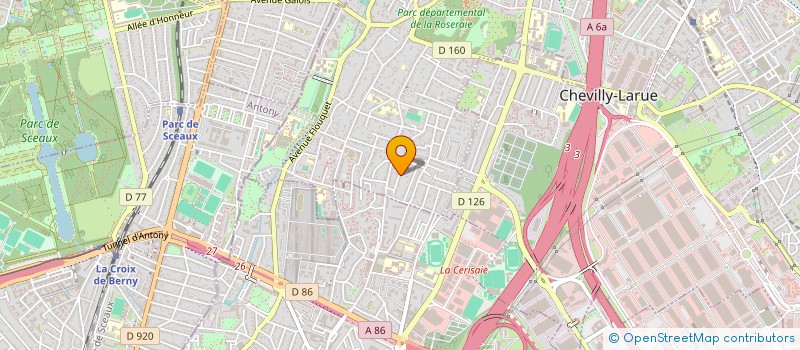 localisation de l'entreprise MONSIEUR PASCAL DEMAY  L'HAY-LES-ROSES