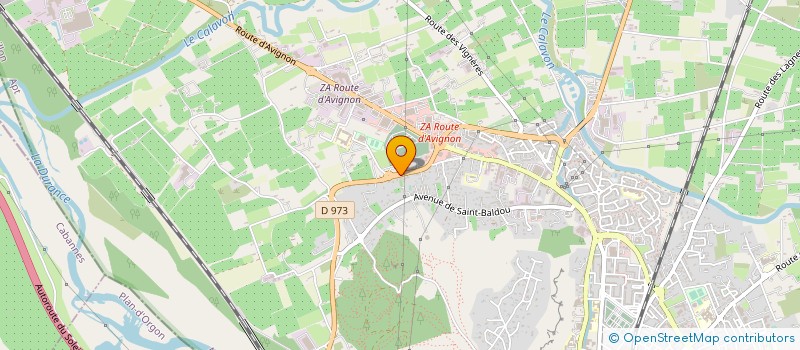 localisation de l'entreprise MONSIEUR PASCAL DENOYER  CAVAILLON