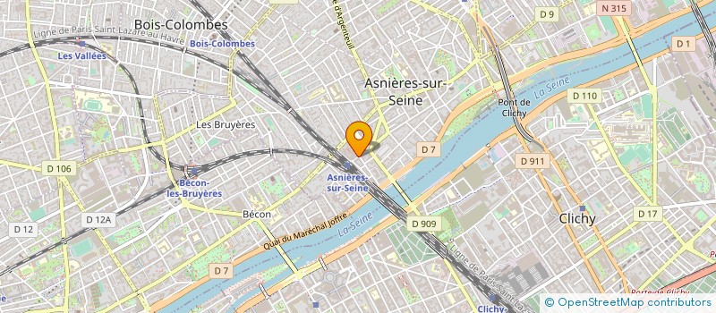 localisation de l'entreprise MONSIEUR PASCAL DERENNE à ASNIERES-SUR-SEINE