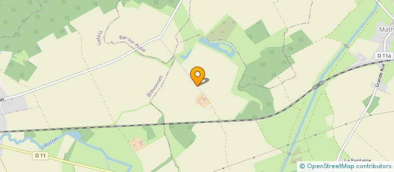 localisation de l'entreprise MONSIEUR PASCAL DERISSON  MATHAUX