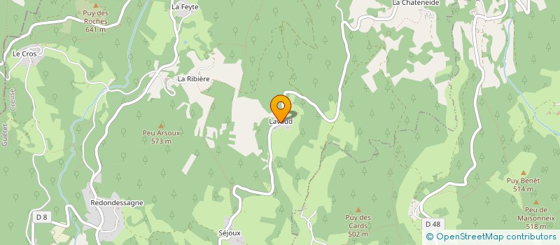 localisation de l'entreprise MONSIEUR PASCAL DERLON  SAINT-GOUSSAUD