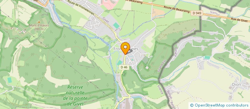 localisation de l'entreprise MONSIEUR PASCAL DEROYER  FROMELENNES