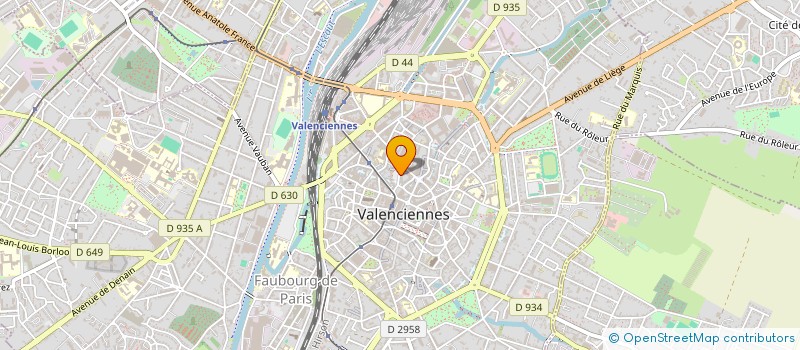 localisation de l'entreprise MONSIEUR PASCAL DERUELLE  VALENCIENNES