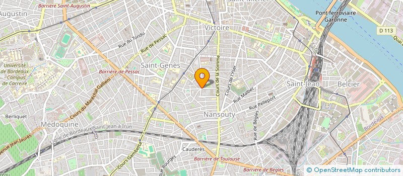 localisation de l'entreprise MONSIEUR PASCAL DESCOMBES  BORDEAUX