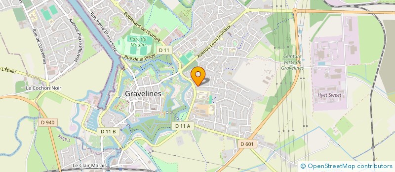 localisation de l'entreprise MONSIEUR PASCAL DESEIGNE à GRAVELINES