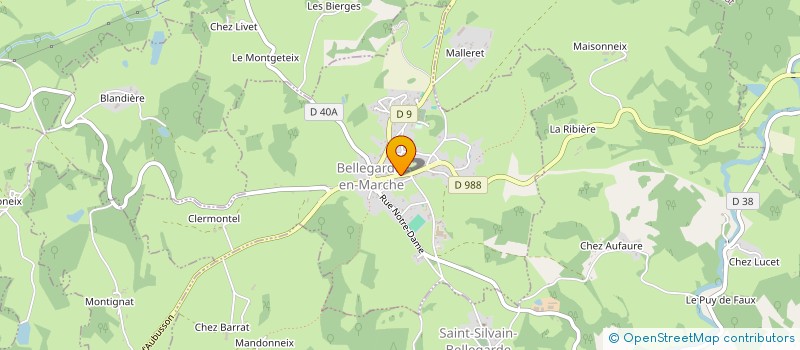 localisation de l'entreprise MONSIEUR PASCAL DESFEMMES à BELLEGARDE-EN-MARCHE