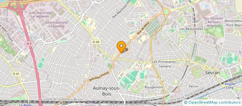 localisation de l'entreprise MONSIEUR PASCAL DESIRAL à AULNAY-SOUS-BOIS