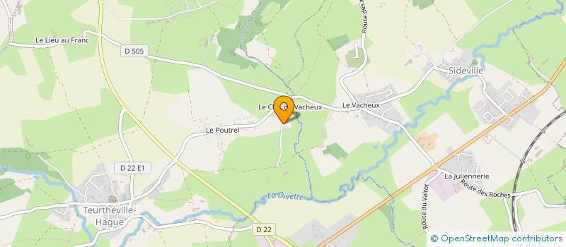 localisation de l'entreprise MONSIEUR PASCAL DESQUESNES  TEURTHEVILLE-HAGUE