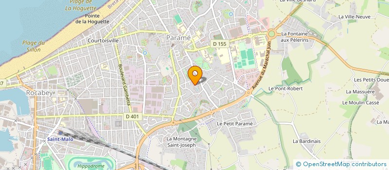 localisation de l'entreprise MONSIEUR PASCAL DESRAIS  SAINT-MALO