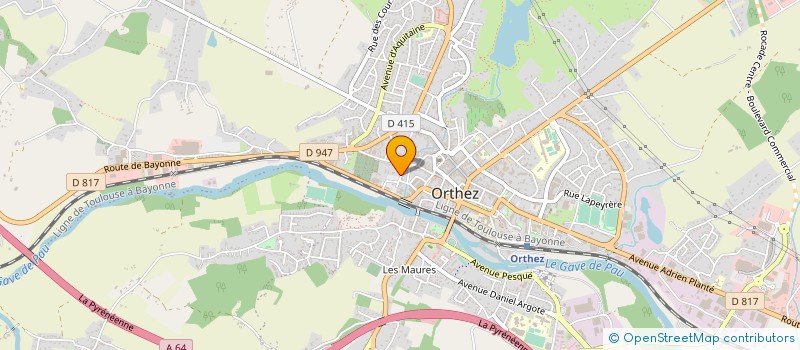 localisation de l'entreprise MONSIEUR PASCAL DESSALES-QUENTIN  ORTHEZ