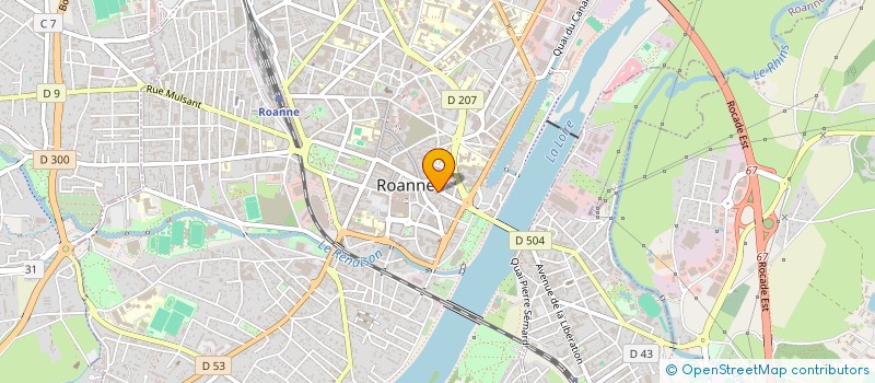 localisation de l'entreprise MONSIEUR PASCAL DESSEIGNE à ROANNE