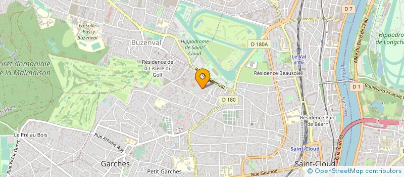 localisation de l'entreprise MONSIEUR PASCAL DETILLEUL à GARCHES