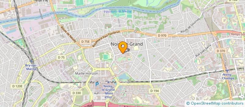 localisation de l'entreprise MONSIEUR PASCAL DEU à NOISY-LE-GRAND