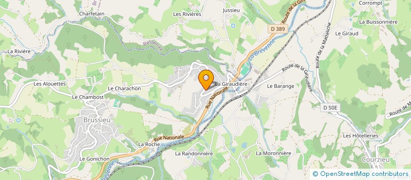 localisation de l'entreprise MONSIEUR PASCAL DEVAUX  BRUSSIEU