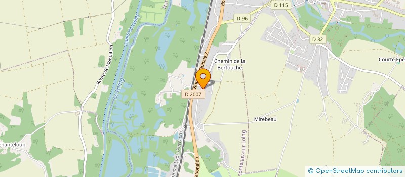localisation de l'entreprise MONSIEUR PASCAL DHURES à FONTENAY-SUR-LOING