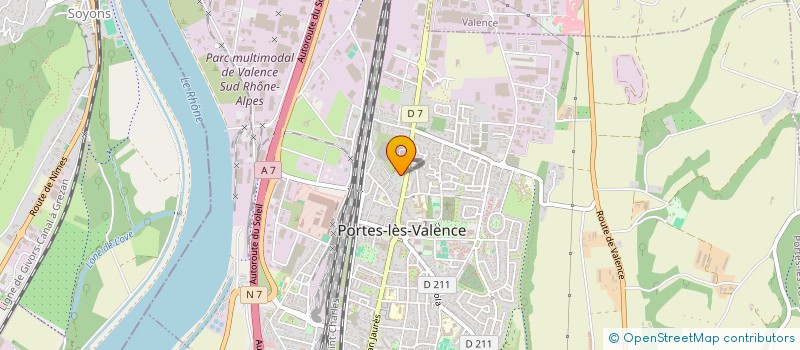 localisation de l'entreprise MONSIEUR PASCAL DI CESARE  SOYONS